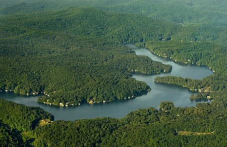 Lake Rabun Aerial Photo Lakemont Ga